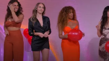 Fashion Nova Julia Bandage Dress worn by Suzette as seen in Pop the Balloon LIVE (S01E01)