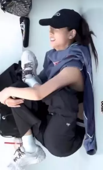 Alo Yoga Off-Duty Cap worn by Jisoo at Earthquake Dance Practice Behind on March 18, 2025