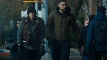 Canada Goose Lodge Hoody dDown Jacket worn by Omar Adom 'OA' Zidan (Zeeko Zaki) as seen in FBI (S07E11)