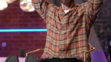 Plaid Shirt of Self - Coach (Adam Levine) in The Voice (S27)