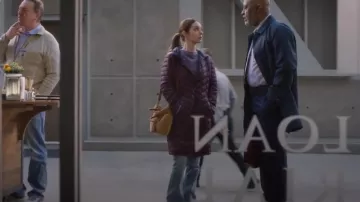 Abrigo acolchado de Off Road Ventures usado por Jules Millin (Adelaide Kane) como se ve en Grey's Anatomy (T21E16)