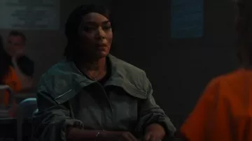 CO Rolled Collar Jacket worn by Athena Grant (Angela Bassett) as seen in 9-1-1 (S08E16)