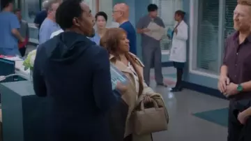 Michael Kors Trench Coat worn by Miranda Bailey (Chandra Wilson) as seen in Grey's Anatomy (S21E17)