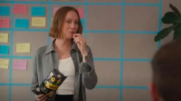 Toteme Cashmere Cardigan worn by Ava (Hannah Einbinder) as seen in Hacks (S04E05)