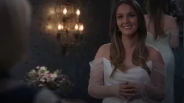 Jenny Yoo Olivia Dress worn by Jo Wilson (Camilla Luddington) as seen in Grey's Anatomy (S21E17)