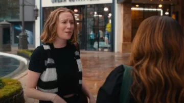 Officine Générale Marieta Cardigan Vest worn by Ava (Hannah Einbinder) as seen in Hacks (S04E06)
