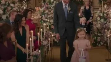 Reformation Briony Halterneck Midi Dress worn by Amelia Shepherd (Caterina Scorsone) as seen in Grey's Anatomy (S21E17)