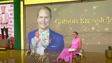Carolina Herrera Sleeveless Pleated Midi Shirtdress worn by Tamron Hall as seen in Tamron Hall Show on May 1, 2025