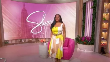 Donna Karan New York Print Sleeveless Midi Dress worn by Sherri Shepherd as seen in Sherri on April 30, 2025