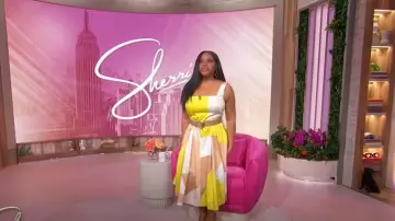 Donna Karan New York Print Sleeveless Midi Dress worn by Sherri Shepherd as seen in Sherri on April 30, 2025