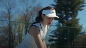 Lacoste White/Green Sleeveless Pleated Tennis Mini Dress worn by Tori Cooper (Isabel Gravitt) as seen in Your Friends & Neighbors (S01E02)