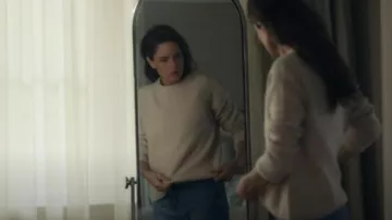 Jenni Kayne Cashmere Fisherman Sweater worn by Mel (Amanda Peet) as seen in Your Friends & Neighbors (S01E03)