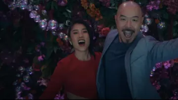 Valentino Garavani Crepe Couture Side Cut Out Mini Dress worn by Grace Choi (Eunice Bae) as seen in Your Friends & Neighbors (S01E04)