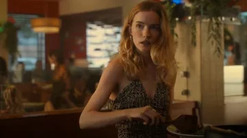 Sessun Ursula Ruched Dress worn by Danielle Simms (Willa Fitzgerald) as seen in PULSE (S01E08)