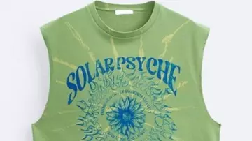 The White Lotus S03 Nicholas Duvernay Solar Psyche Tank Top worn by (Nicholas Duvernay) in The White Lotus (S03E08)