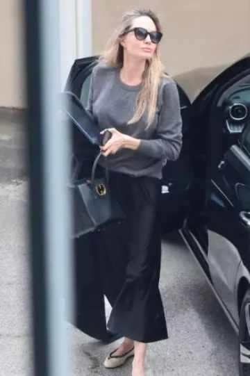 Dior St. Honore Bag worn by Angelina Jolie in Los Angeles on May 12, 2025