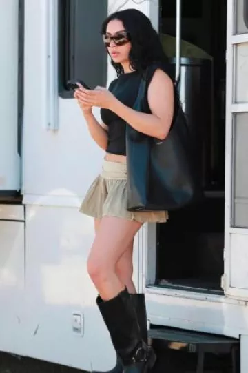 Wildflower Dreamy Hearts Iphone Case worn by Charli XCX at Sierra Paloma Mountains on May 11, 2025