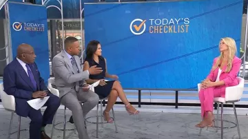 Pantalon Cinq à Sept Brianne porté par Stefani Berkin tel que vu dans Today le 8 mai 2025