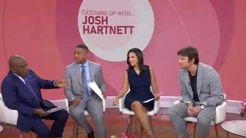 Polo Todd Snyder Diamond Crochet Sweater porté par Josh Hartnett comme on le voit dans Today le 8 mai 2025