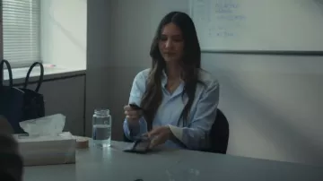 Homme Girls Cropped Shirt worn by Sam (Olivia Munn) as seen in Your Friends & Neighbors (S01E06)
