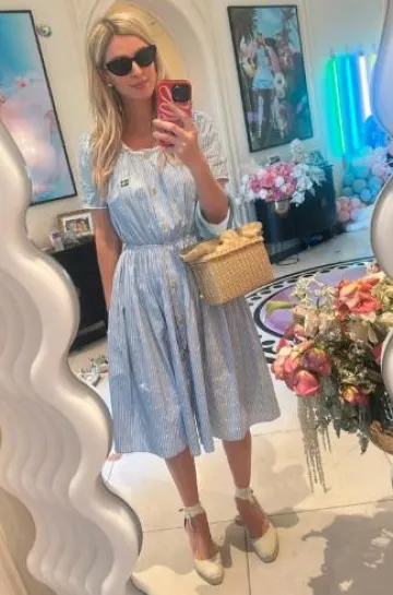 The Dairy x Jasmine Dowling Cupids Bow Phone Case worn by Nicky Hilton Rothschild on her Instagram on May 11, 2025