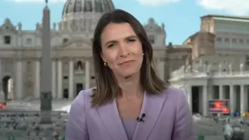 Blazer en lin mélangé Reiss Hollie porté par Molly Hunter tel que vu dans Today le 9 mai 2025