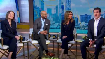 Veronica Beard Miller Dickey Jacket worn by Rhiannon Ally as seen in Good Morning America on May 12, 2025