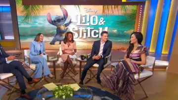 Argent Jones Trouser worn by Eva Pilgrim as seen in Good Morning America on May 13, 2025