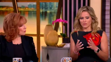 Alexander McQueen Beaded & Embroidered Heart Blazer worn by Joy Behar as seen in The View on May 14, 2025