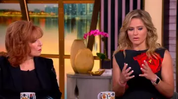 Alexander McQueen Beaded & Embroidered Heart Blazer worn by Joy Behar as seen in The View on May 14, 2025