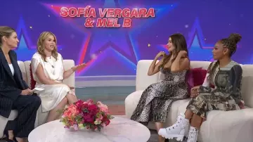 Vivienne Westwood Boulle Printed Midi Dress worn by Mel B as seen in Today with Jenna & Friends on May 14, 2025