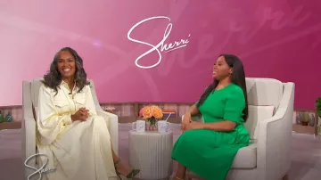 Zimmermann Balance Cargo Belted Midi-Dress worn by Mara Brock Akil as seen in Sherri on May 12, 2025