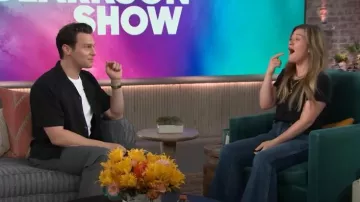 Brinkler Eliza The Best Is Yet To Come Necklace worn by Kelly Clarkson as seen in The Kelly Clarkson Show on May 13, 2025