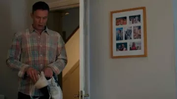 Wax London Shelly LS Button Down Cord Shirt worn by John Barnett (Rupert Penry-Jones) as seen in The Feud (S01E02)
