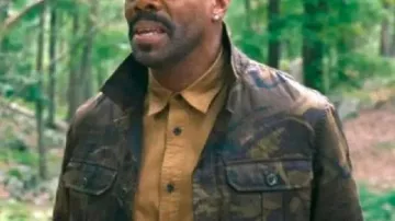 The Four Seasons Colman Domingo Camouflage Jacket worn by Danny (Colman Domingo) in The Four Seasons (S01E01)