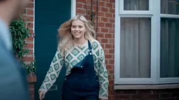 Seasalt Blue Rock Arch Dungarees Regular Marine Overdye worn by Beth Barnett (Megan Trower) as seen in The Feud (S01E06)