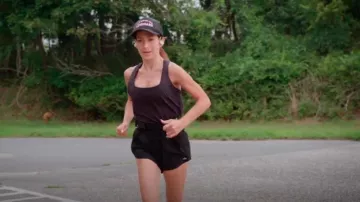 Alo Yoga Alumni Short worn by Hilaria Baldwin as seen in The Baldwins (S01E08)