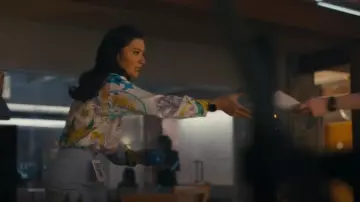 Maje Cezaique Top worn by Sasha Lubbock(Inga Schlingmann) as seen in Watson (S01E08)