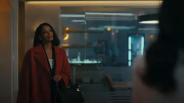Max Mara Ludmilla Icon Cashmere Wrap Coat worn by Dr. Mary Morstan (Rochelle Aytes) as seen in Watson (S01E09)
