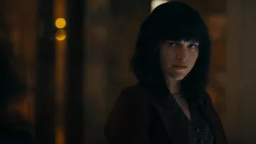 Smythe Duchess Blazer worn by Dr. Ingrid Derian (Eve Harlow) as seen in Watson (S01E09)