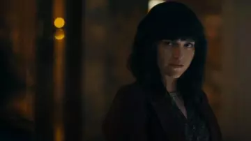 Smythe Duchess Blazer worn by Dr. Ingrid Derian (Eve Harlow) as seen in Watson (S01E09)