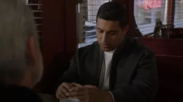 Alex Mill Wool Bomber Jacket worn by Nick Torres (Wilmer Valderrama) as seen in NCIS (S22E11)