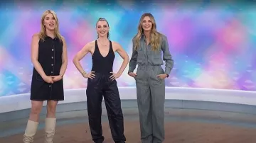 Co Wool Blend Straight-leg Pants worn by Erin Andrews as seen in Today with Jenna & Friends on May 15, 2025