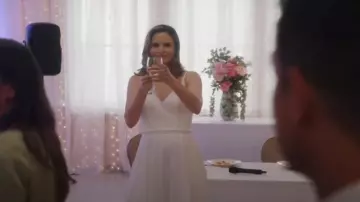 Oleg Cassini Pearl and Rhinestone Sash worn by Jessica Knight (Katrina Law) as seen in NCIS (S22E11)