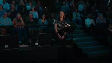 Nili Lotan Leanna Cashmere Polo Sweater worn by Ava (Hannah Einbinder) as seen in Hacks (S04E07)