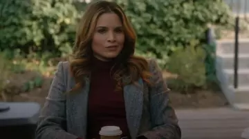 J. Crew Tissue Turtle Neck Tunic worn by Jessica Knight (Katrina Law) as seen in NCIS (S22E13)