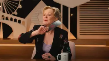 Cinq A Sept Pansy Garden Joel worn by Deborah Vance (Jean Smart) as seen in Hacks (S04E08)