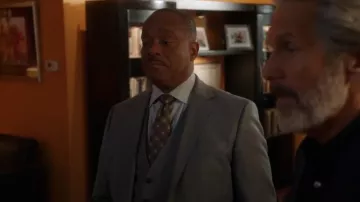 JB Britches Sartorial Classic Fit Stretch Wool Suit worn by Sam Hanna (L COOL J) as seen in NCIS (S22E18)