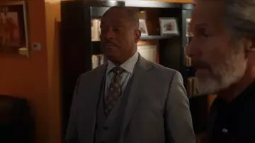 JB Britches Sartorial Classic Fit Stretch Wool Suit worn by Sam Hanna (L COOL J) as seen in NCIS (S22E18)