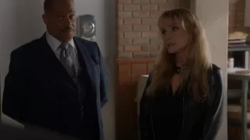 Cole Haan Leather Zip Jacket worn by Carla Marino (Rebecca De Mornay) as seen in NCIS (S22E20)
